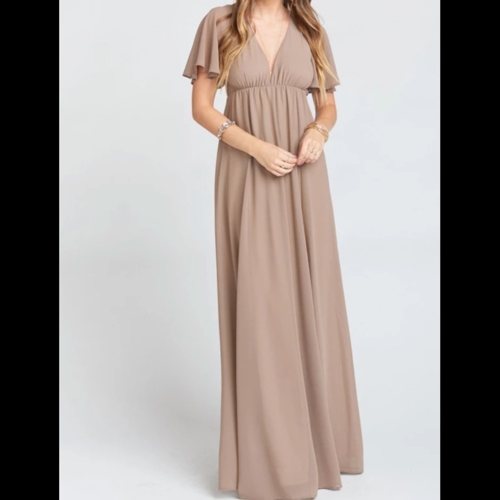 Show Me Your Mumu Faye Flutter Maxi Dress